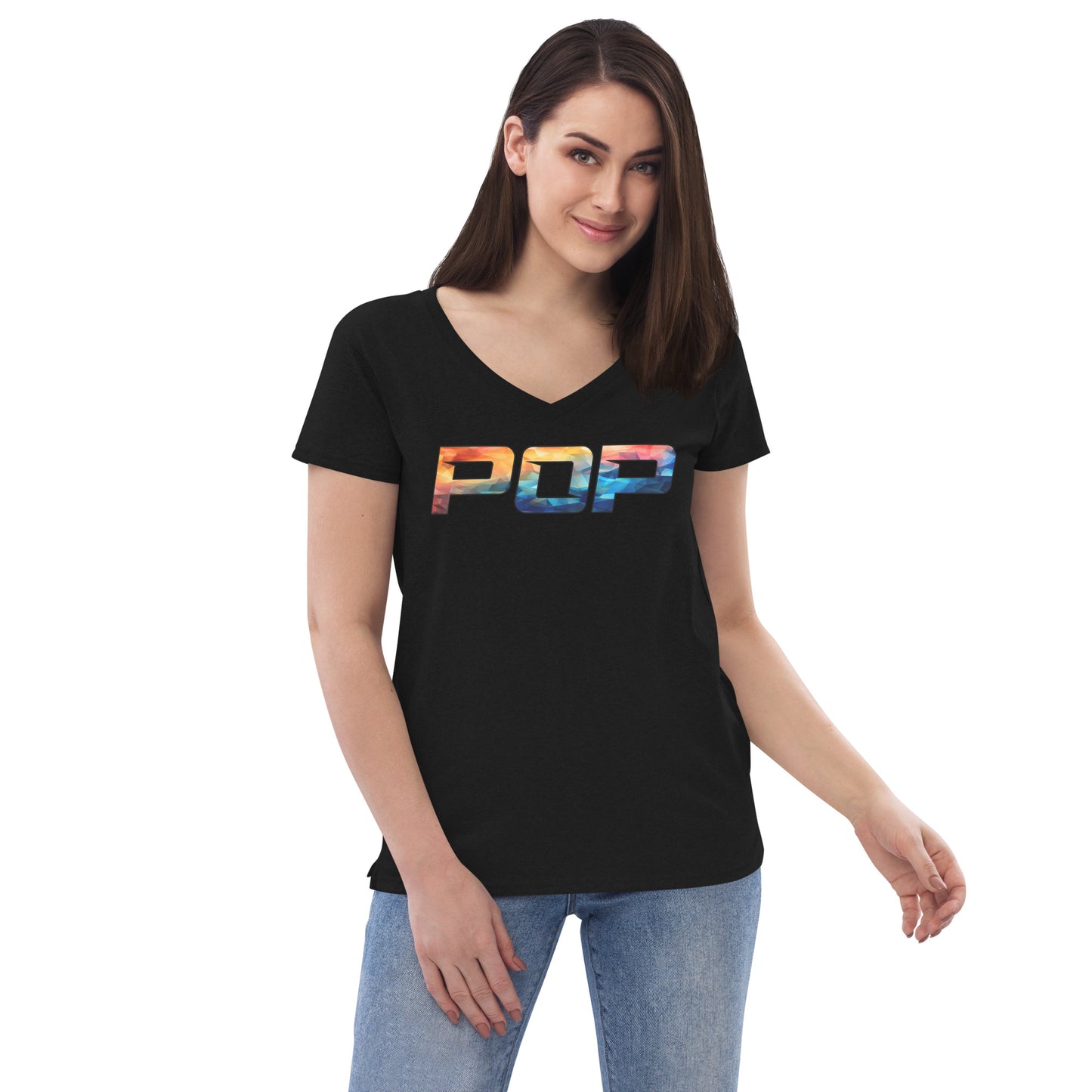 POP - Women’s recycled v-neck t-shirt