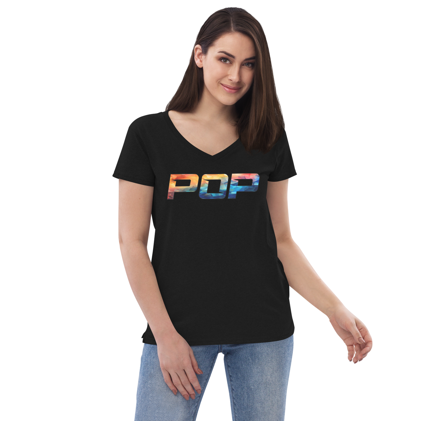 POP - Women’s recycled v-neck t-shirt