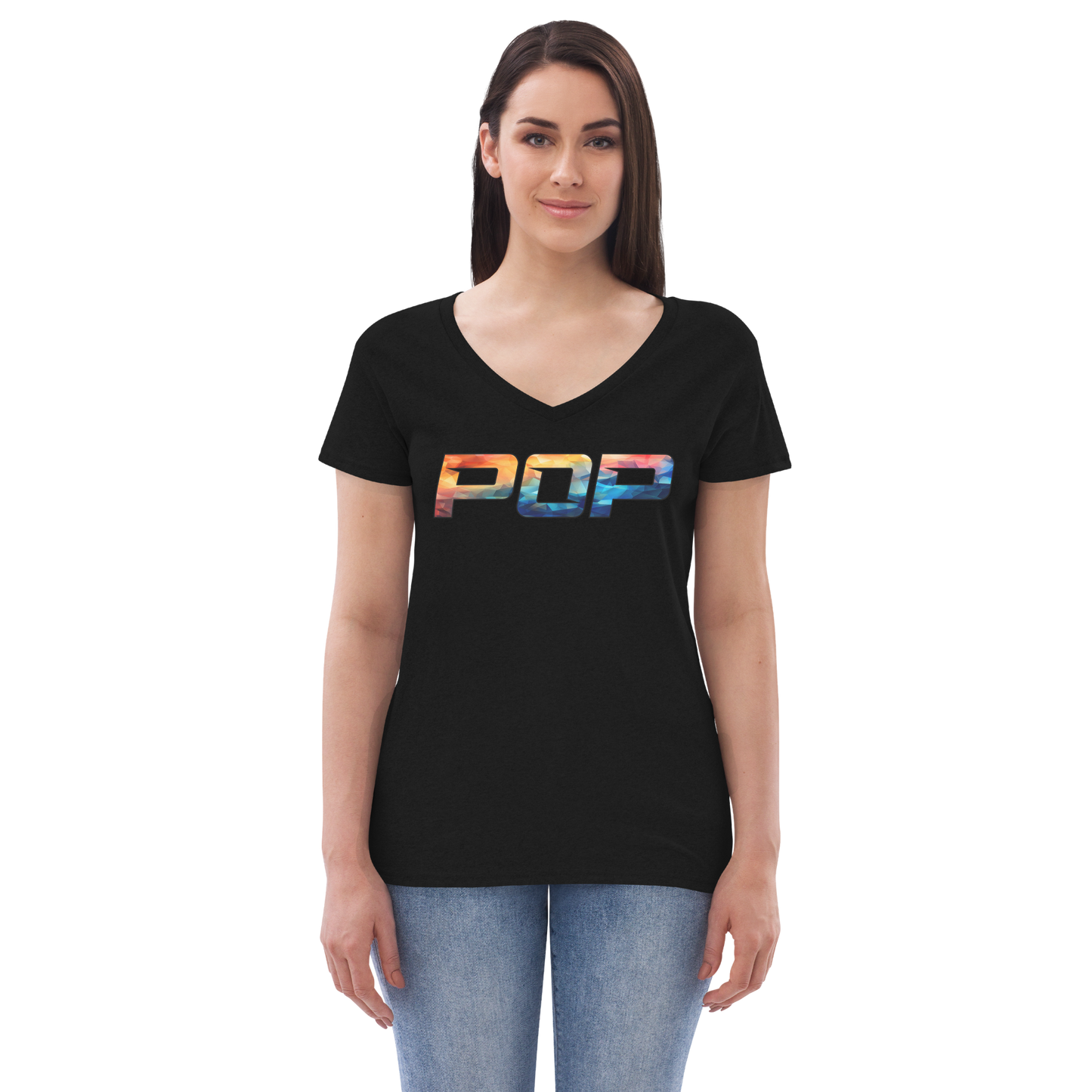 POP - Women’s recycled v-neck t-shirt