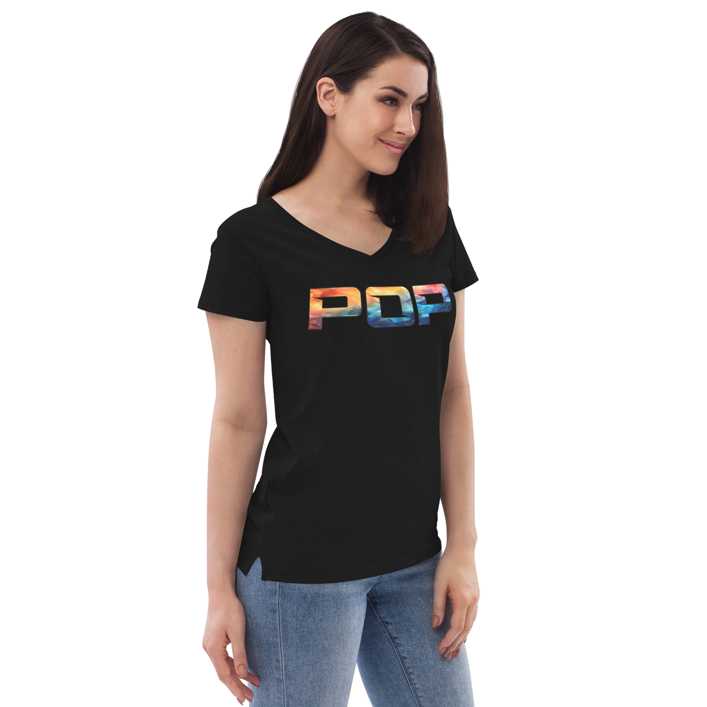 POP - Women’s recycled v-neck t-shirt