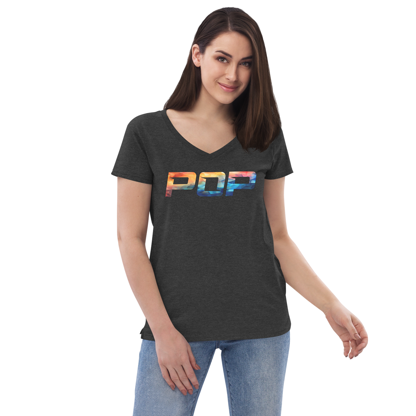 POP - Women’s recycled v-neck t-shirt