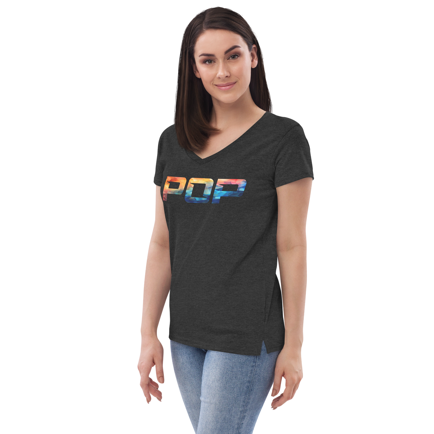 POP - Women’s recycled v-neck t-shirt