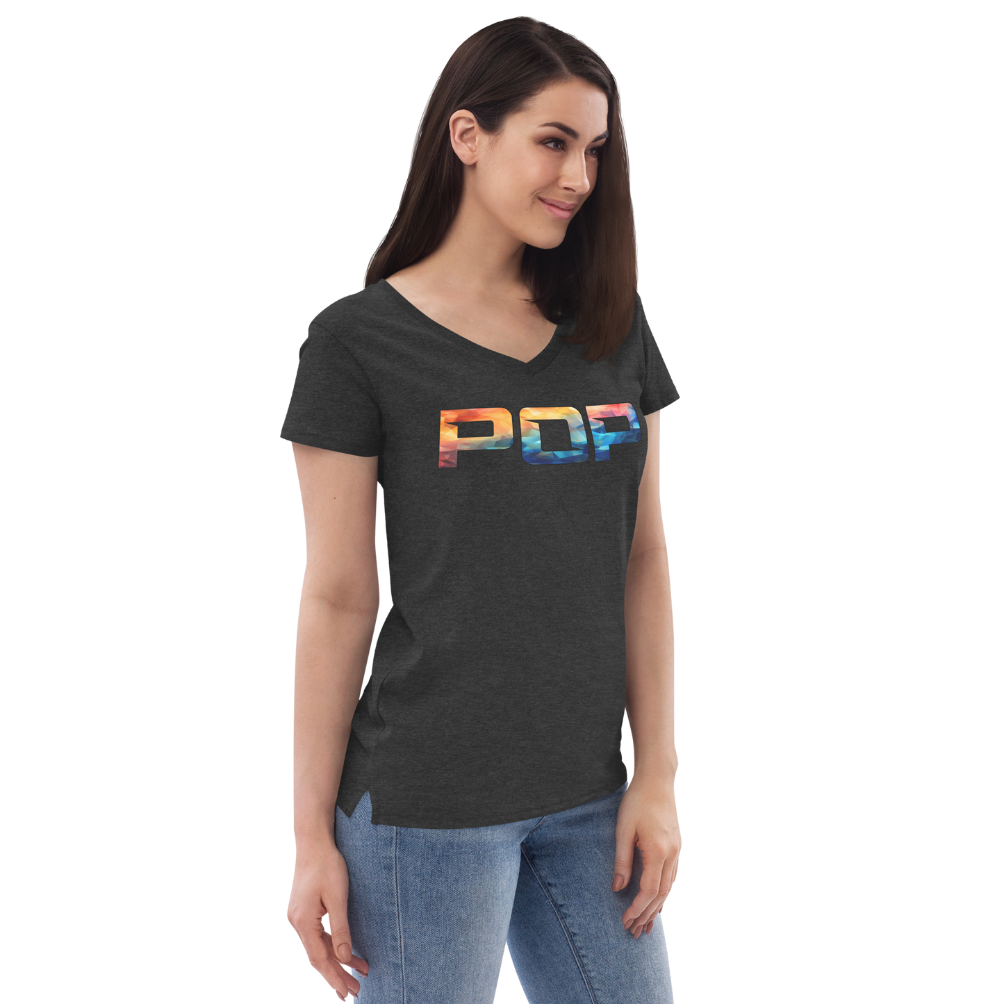 POP - Women’s recycled v-neck t-shirt