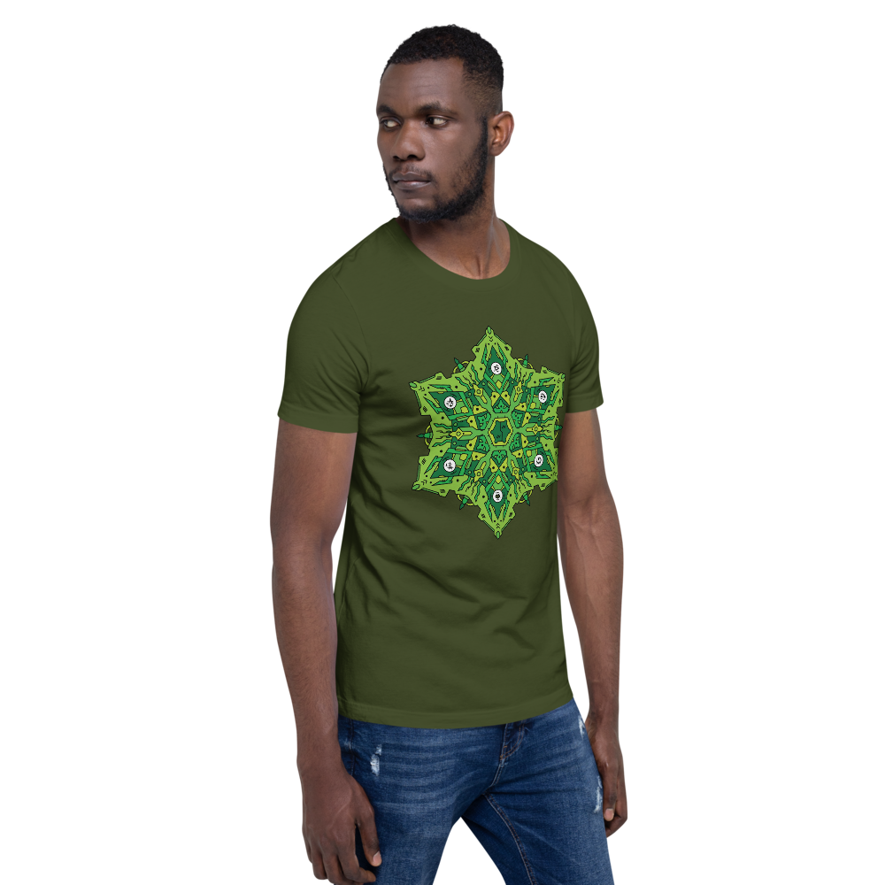 Alien Mandala 1 - Short-Sleeve Unisex T-Shirt