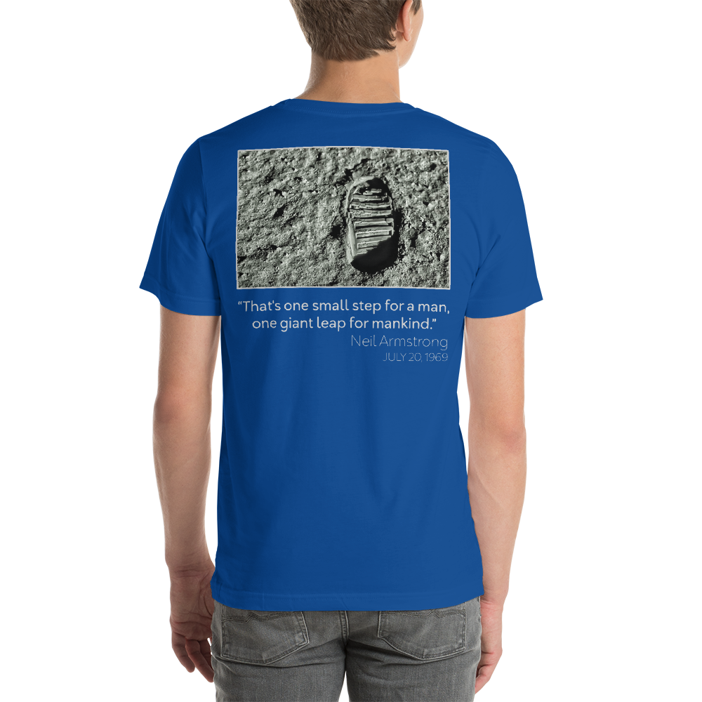 50th Anniversary of Moon Landing Short-Sleeve Unisex T-Shirt (Various T-Shirt Colors)