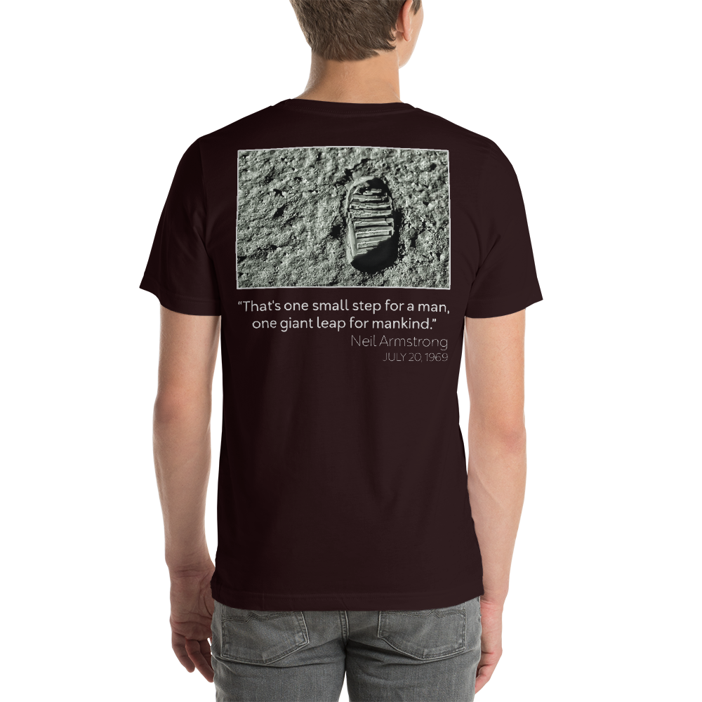 50th Anniversary of Moon Landing Short-Sleeve Unisex T-Shirt (Various T-Shirt Colors)