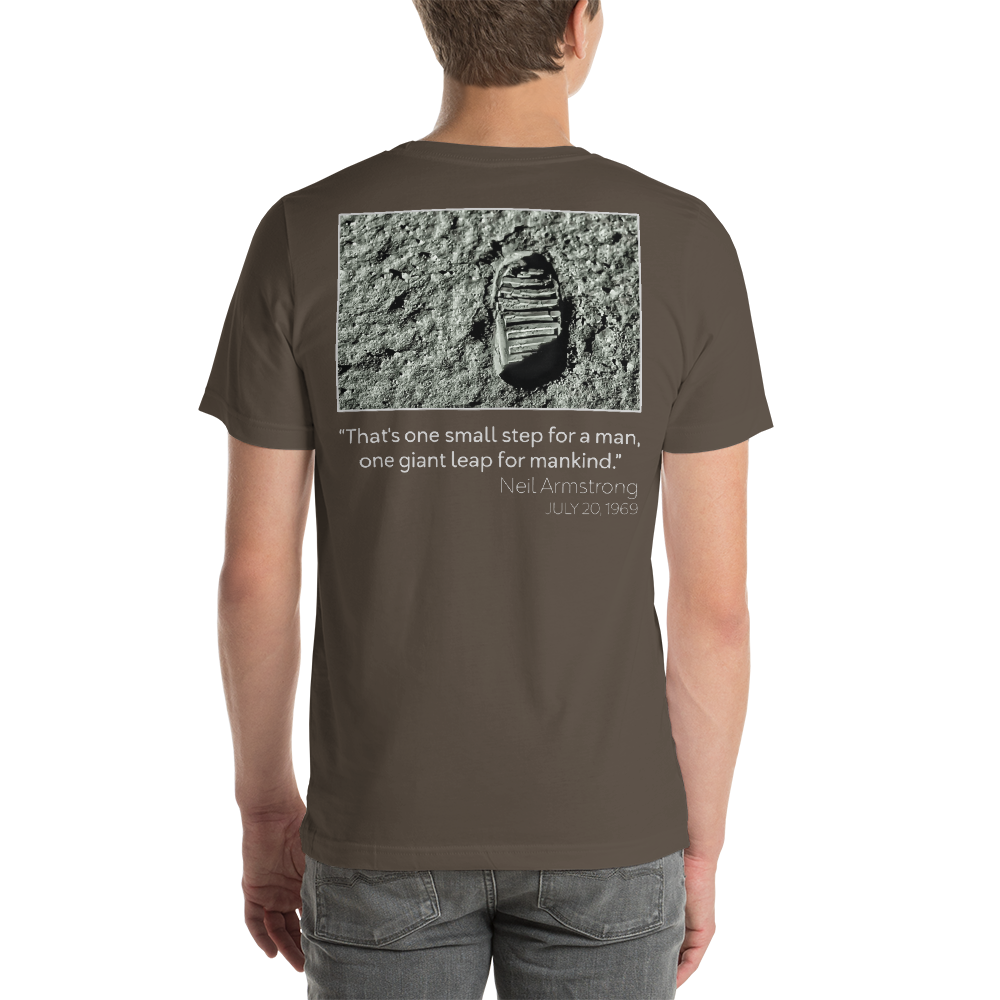 50th Anniversary of Moon Landing Short-Sleeve Unisex T-Shirt (Various T-Shirt Colors)