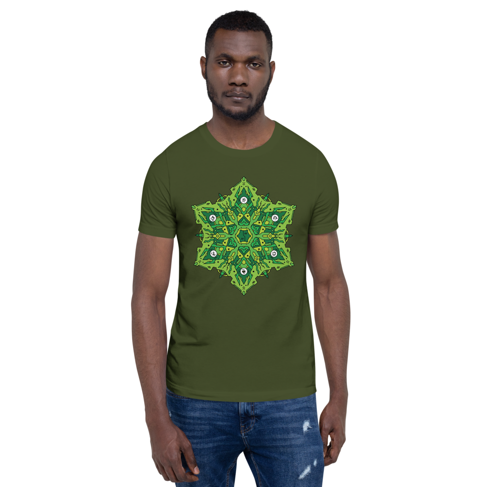 Alien Mandala 1 - Short-Sleeve Unisex T-Shirt