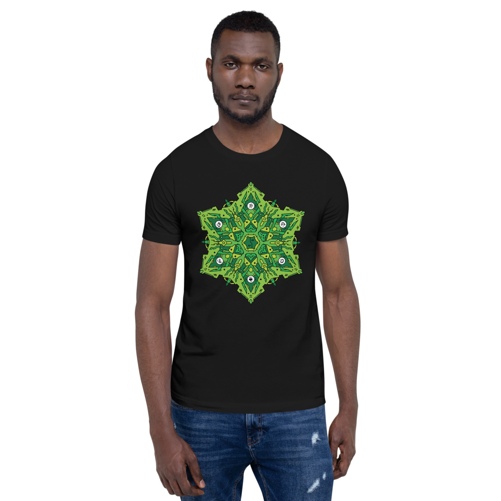 Alien Mandala 1 - Short-Sleeve Unisex T-Shirt