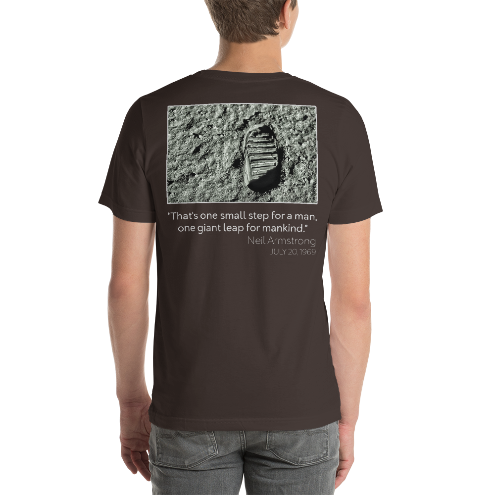 50th Anniversary of Moon Landing Short-Sleeve Unisex T-Shirt (Various T-Shirt Colors)