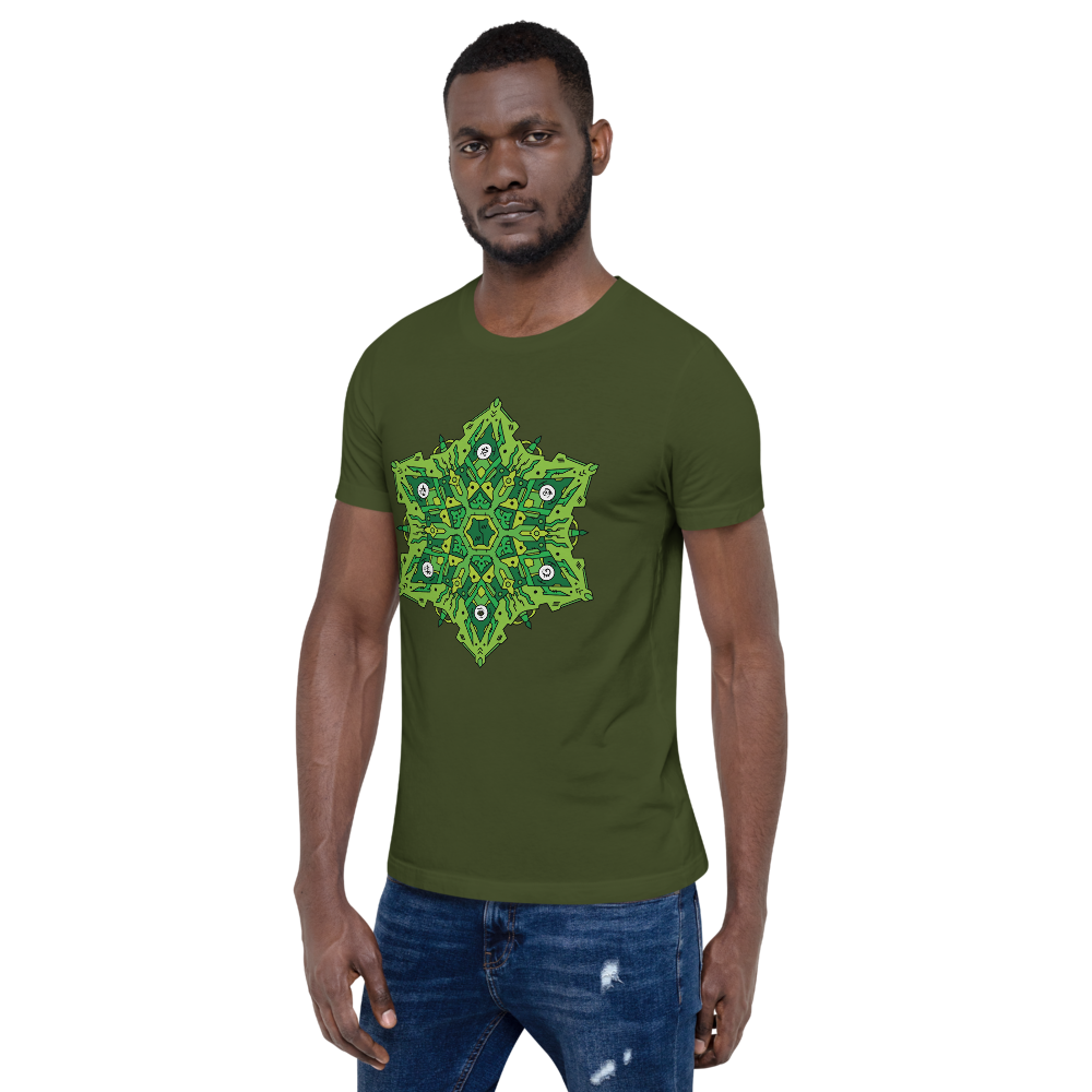 Alien Mandala 1 - Short-Sleeve Unisex T-Shirt