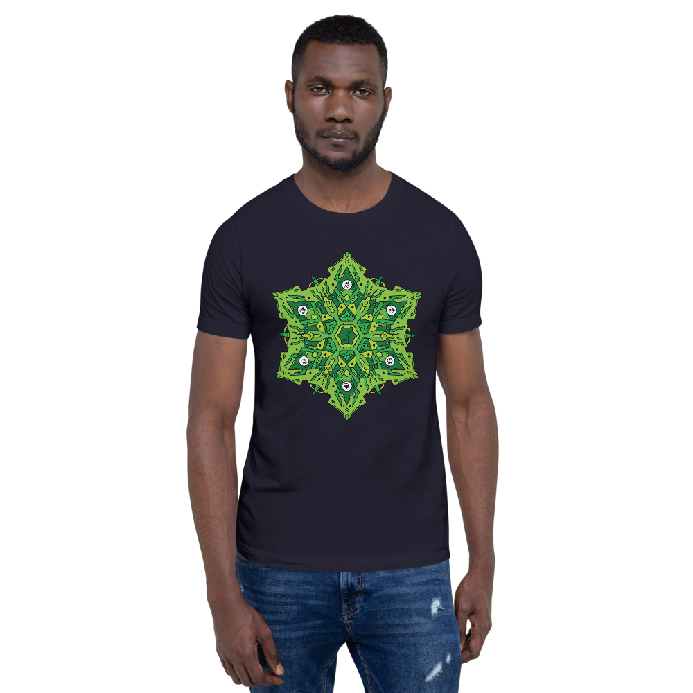 Alien Mandala 1 - Short-Sleeve Unisex T-Shirt