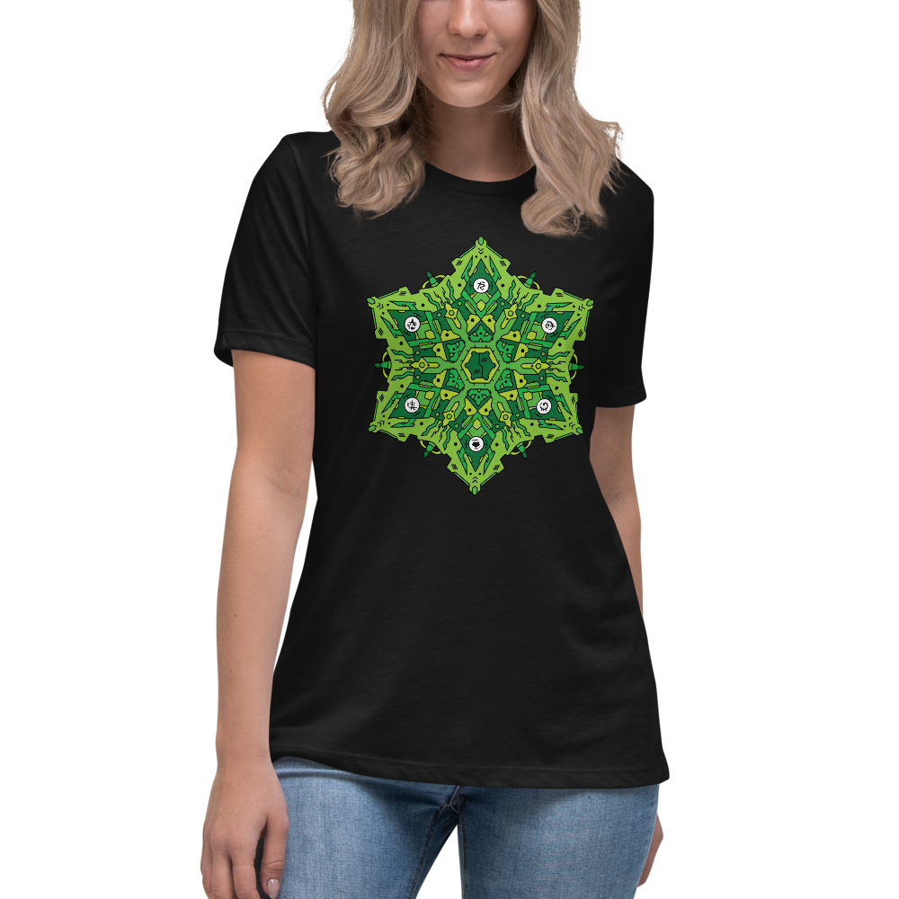 Alien Mandala 1 - Women's Relaxed T-Shirt