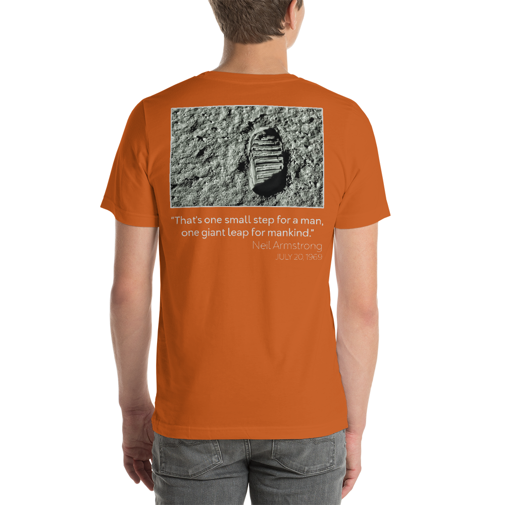 50th Anniversary of Moon Landing Short-Sleeve Unisex T-Shirt (Various T-Shirt Colors)